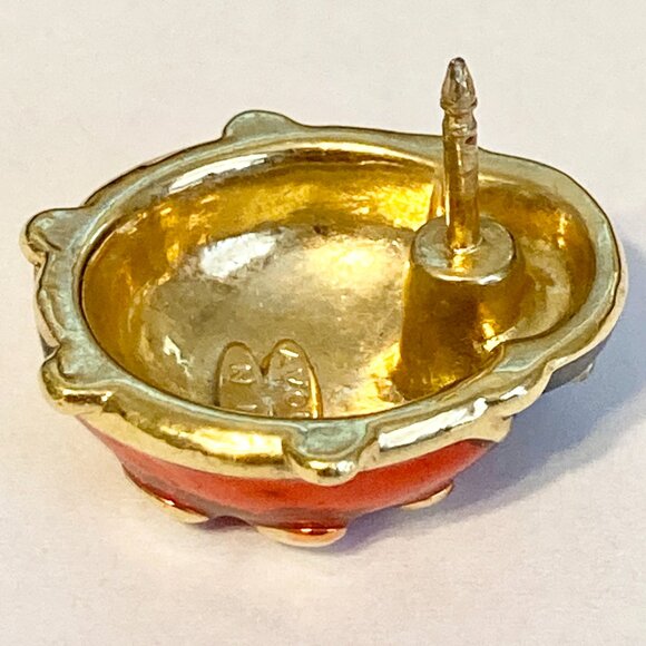 Vintage AVON Love Bug Brooch Pin Ladybug Insect Hearts Enamel Rhinestone Eyes - Picture 6 of 14